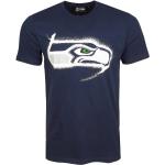 New Era NFL Shirt - SPRAY Seattle Seahawks navy - XS