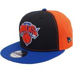 New Era Tricolor New York Knicks Black Orange Blue NBA Snapback Cap 9fifty 950 OSFA Exclusive Limited Edition