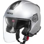 Reduzierte Silberne NEXO Helme Jethelme  aus Kunststoff 44 cm mit Visier 