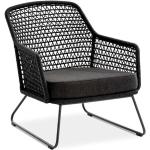 Reduzierte Anthrazite Moderne Niehoff Lounge Sessel aus Aluminium rostfrei 