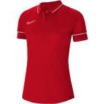Rote Nike Academy Damenpoloshirts & Damenpolohemden aus Polyester Größe S 