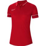Rote Nike Academy Damenpoloshirts & Damenpolohemden aus Polyester Größe M 
