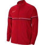 Rote Atmungsaktive Nike Academy Sportjacken & Trainingsjacken aus Polyester Größe M 