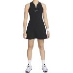 Schwarze Atmungsaktive Nike Tenniskleider aus Elastan für Damen Größe S 