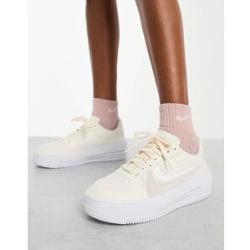 Nike - Air Force 1 PLT.AF.ORM - Sneaker in Elfenbeinweiß 37.5 female