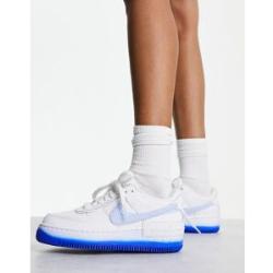 Nike - Air Force 1 Shadow Ray of Hope - Sneaker in Weiß und Racer-Blau 38.5 female
