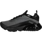 Schwarze Klassische Nike Air Max 2090 Flache Sneaker Schnürung aus Gummi atmungsaktiv Größe 37,5 zum Jubiläum 