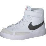 Nike Blazer Mid '77 Sneaker Kinder in white-black-team orange, Größe 32