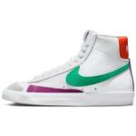 Nike Blazer Mid '77 Vintage W - Sneakers - Damen 6 US White/Green/Purple