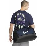 Hellblaue Nike Brasilia Herrensporttaschen mit Außentaschen 