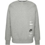 Graue Langärmelige Nike Kindersweatshirts USA aus Fleece für Babys 