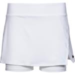 Weiße Atmungsaktive Tennisröcke aus Jersey maschinenwaschbar für Damen 