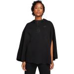 Schwarze Nike Tech Fleece Damenponchos & Damencapes aus Fleece Größe M 