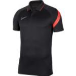 Graue Klassische Nike Academy Herrenpoloshirts & Herrenpolohemden Größe S 