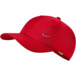 Rote Klassische Nike Heritage Caps metallic aus Polyester Handwäsche Einheitsgröße 