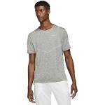 Reduzierte Graue Nike Rise 365 T-Shirts aus Polyester maschinenwaschbar für Herren Größe L 