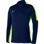 Marineblaue Kurzärmelige Nike Academy Kurzarmpullover aus Polyester für Herren Größe XL 