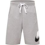 Graue Klassische Nike Essentials Nachhaltige Herrensportshorts aus Baumwolle Größe XL 