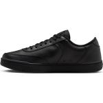 Schwarze Vintage Nike Court Herrensneaker & Herrenturnschuhe aus Leder Größe 40,5 