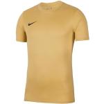 Reduzierte Goldene Nike Park VII T-Shirts aus Jersey für Herren Größe M 