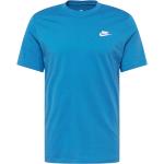 Blaue Elegante Kurzärmelige Nike T-Shirts aus Baumwolle für Herren Größe M 