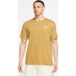 Goldene Elegante Kurzärmelige Nike T-Shirts aus Baumwolle für Herren Größe XL 