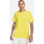 Gelbe Elegante Kurzärmelige Nike T-Shirts aus Baumwolle für Herren Größe M 