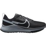 Schwarze Nike Pegasus Trailrunning Schuhe Schnürung für Herren Größe 45 
