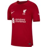 Rote Kurzärmelige Nike FC Liverpool Herrentrikots aus Polyester Größe S 