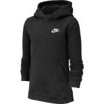 Schwarze Langärmelige Nike Kinderkapuzenpullover & Kinderkapuzensweater aus Fleece für Jungen Größe 128 