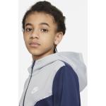 Marineblaue Nike Kindersweatjacken aus Polyester für Jungen Größe 128 