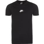 Schwarze Kurzärmelige Nike Repeat Kinder-T-Shirts aus Baumwolle für Jungen Größe 128 
