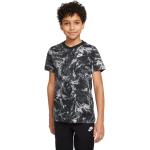 Schwarze Casual Kurzärmelige Nike Kinder-T-Shirts aus Baumwolle für Jungen Größe 122 