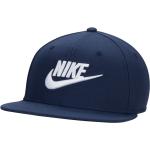 Marineblaue Klassische Nike Caps aus Polyester Größe M 