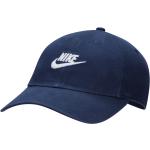 Marineblaue Klassische Nike Caps aus Baumwolle Größe M 