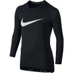 Nike Kinder Pro Combat Hypercool Compression Trainingsshirt Longsleeve, schwarz/weiß, M-137/147 cm