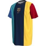 Blaue Nike FC Barcelona Kinder-T-Shirts Barcelona aus Baumwolle Größe 122 