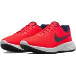 Reduzierte Rote Nike Revolution 6 Herrenlaufschuhe atmungsaktiv Größe 44,5 