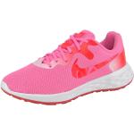 Pinke Nike Revolution 6 Damenlaufschuhe Schnürung aus Textil Größe 36,5 