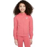 Pinke Nike Kinderkapuzenjacken aus Jersey für Mädchen 