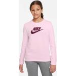 Pinke Casual Langärmelige Nike Kinderlongsleeves & Kinderlangarmshirts aus Baumwolle für Mädchen 