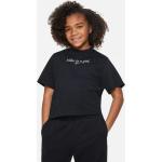 Nike Mädchen T-Shirt Sportswear Big Girls Shirt FD0940-010 128-137 Black