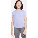 Kurzärmelige Nike Dri-Fit Kindersportshirts & Kindertrainingsshirts aus Polyester für Mädchen Größe 128 