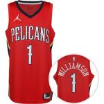 Rote Nike New Orleans Pelicans Basketball Trikots aus Polyester maschinenwaschbar Größe XXL 