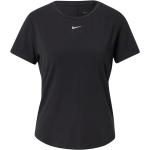 Schwarze Nike Damentennisshirts aus Elastan Größe XS 