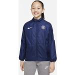 Blaue Nike Football Paris Saint-Germain Kindersportjacken & Kindertrainingsjacken aus Polyester 