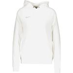 Weiße Langärmelige Atmungsaktive Nike Park Kapuzenpullover aus Fleece für Damen Größe XL 