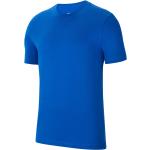 Blaue Klassische Kurzärmelige Nike Park Basic Shirts Länder aus Baumwolle für Damen 