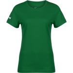 Grüne Kurzärmelige Atmungsaktive Nike Park Basic Shirts aus Baumwolle für Damen Größe XL 
