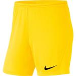 Gelbe Nike Park Damensporthosen & Damentrainingshosen aus Polyester Größe L 